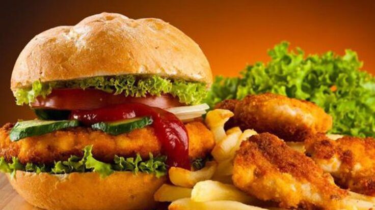 Schädliches Fastfood